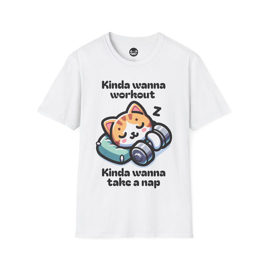 Kinda Wanna Workout Kinda Wanna Take A Nap T-Shirt