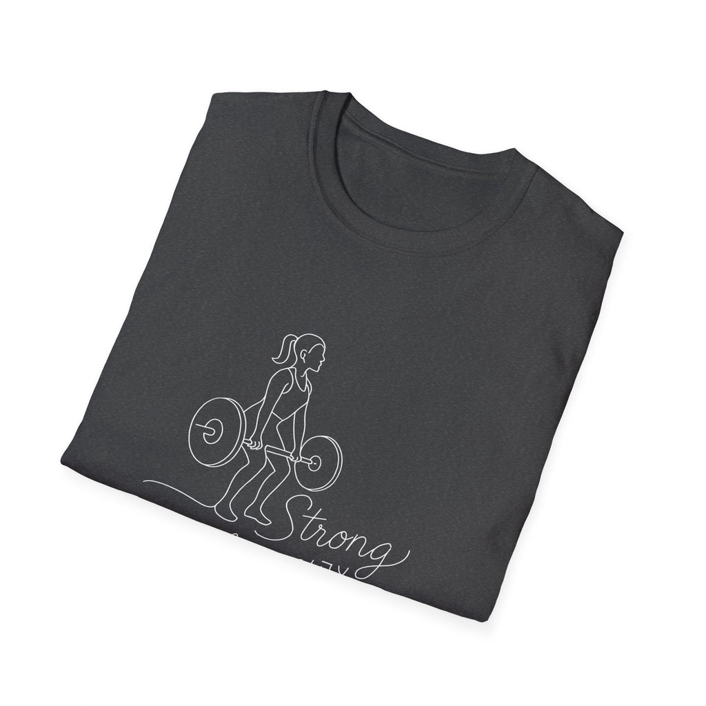 Girl lifting weights T-Shirt