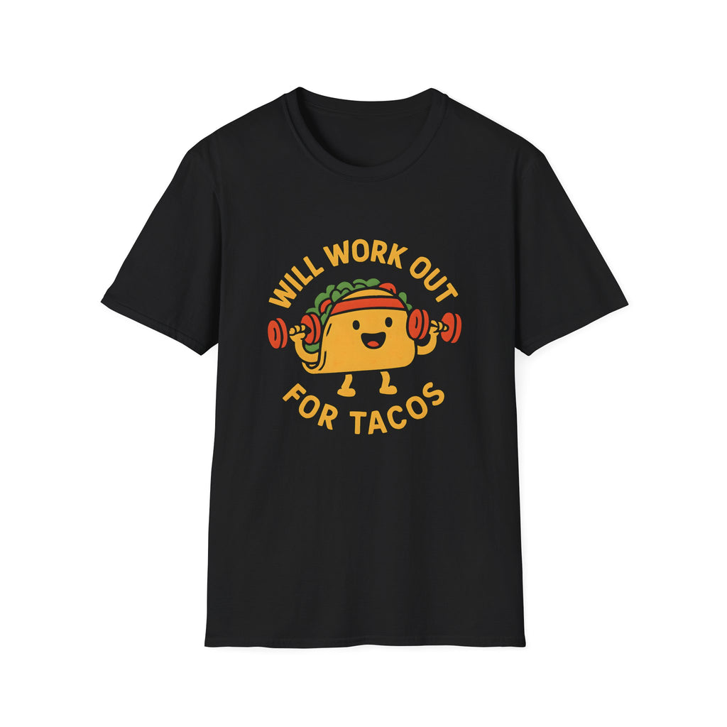 Taco Weightlifting Mascot T-Shirt