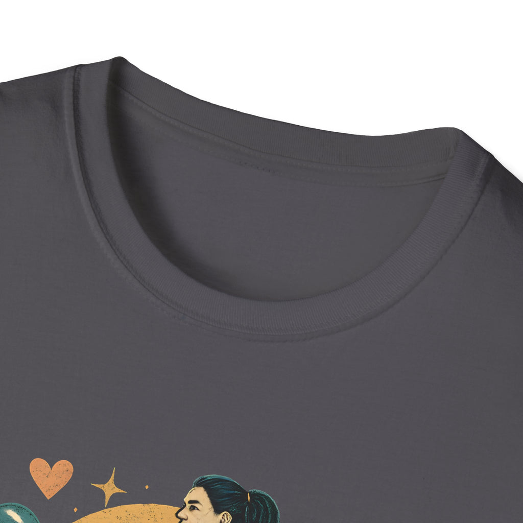 Kettlebell Workout Portrait T-Shirt