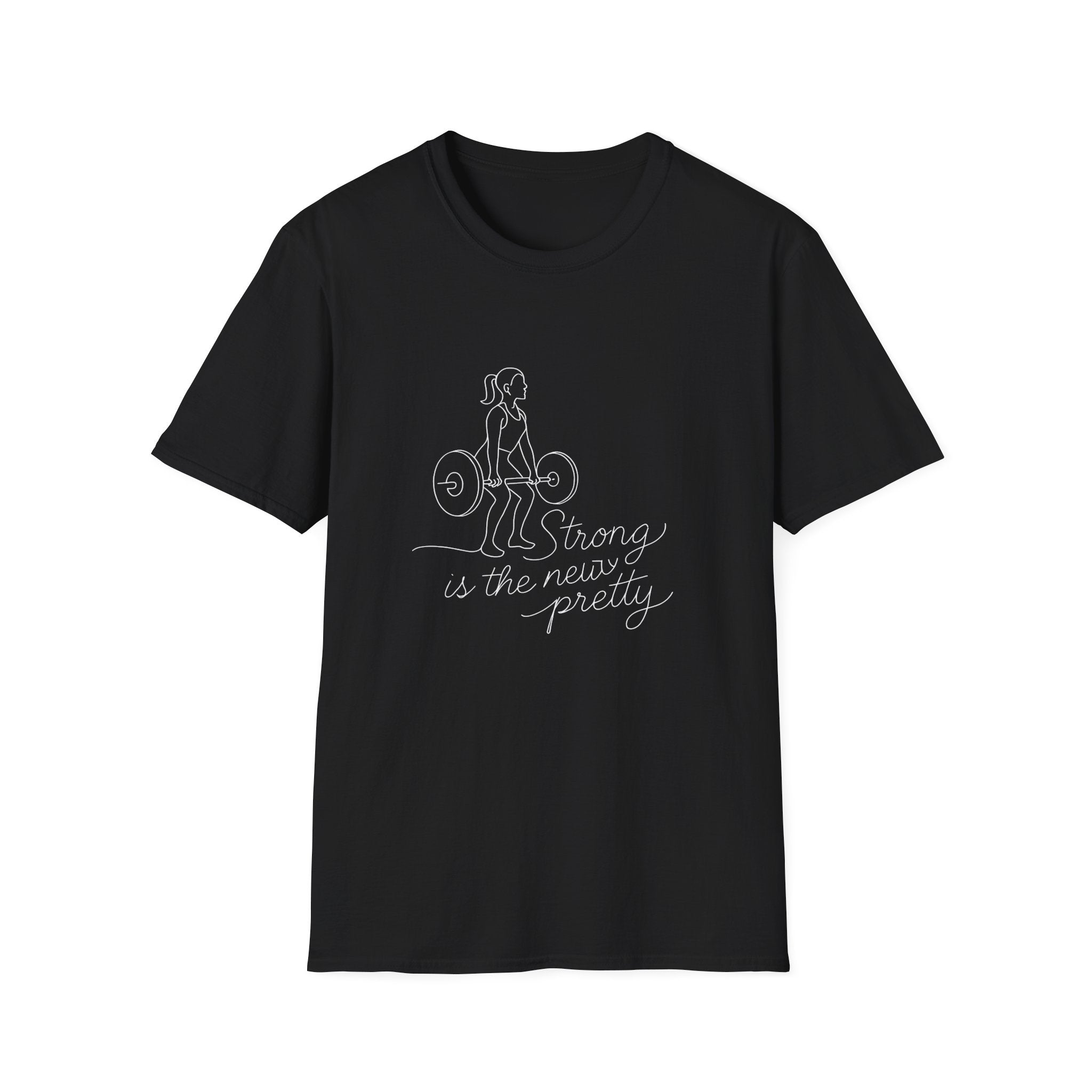 Girl lifting weights T-Shirt