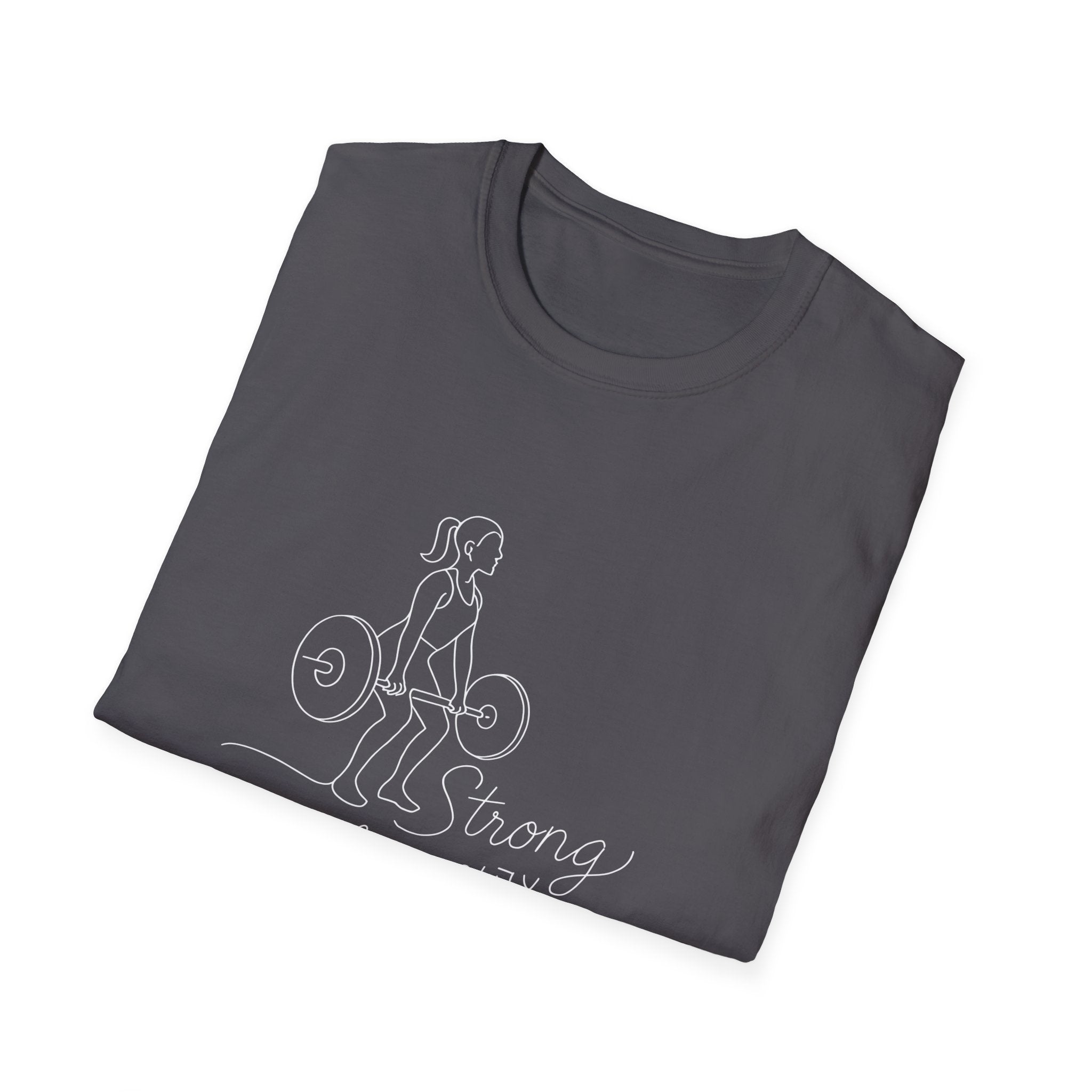 Girl lifting weights T-Shirt