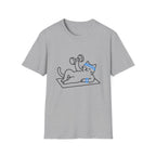 Glowing blue arcs T-Shirt