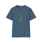 Floral yoga silhouette T-Shirt