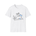 Glowing blue arcs T-Shirt