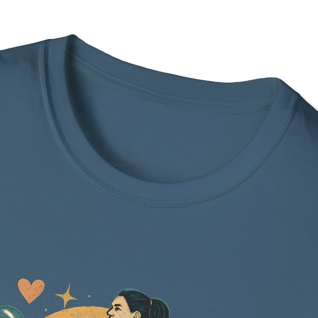 Kettlebell Workout Portrait T-Shirt