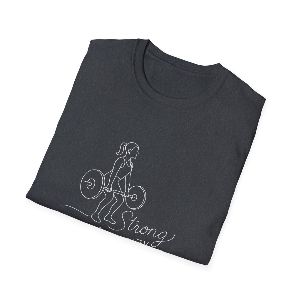 Girl lifting weights T-Shirt