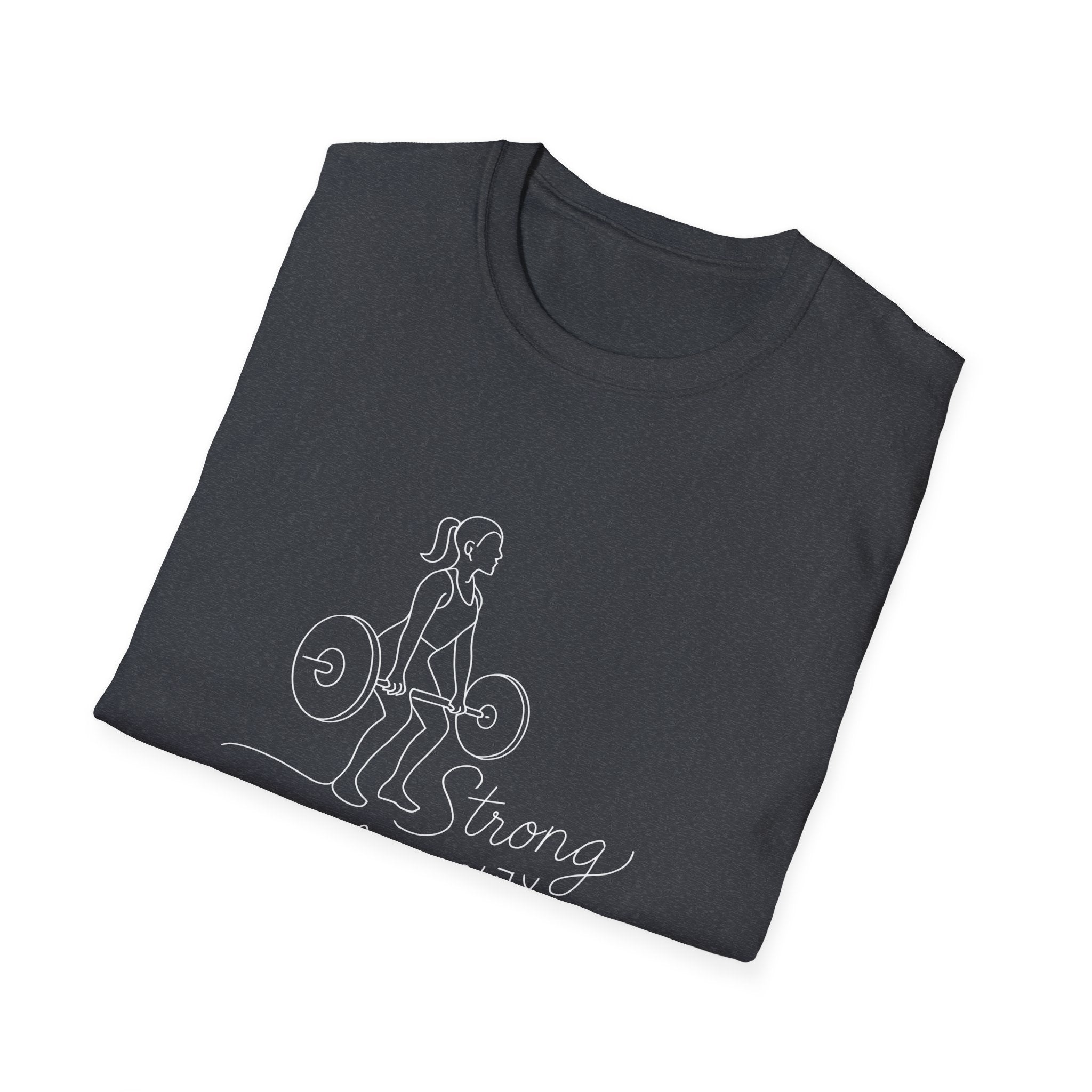 Girl lifting weights T-Shirt