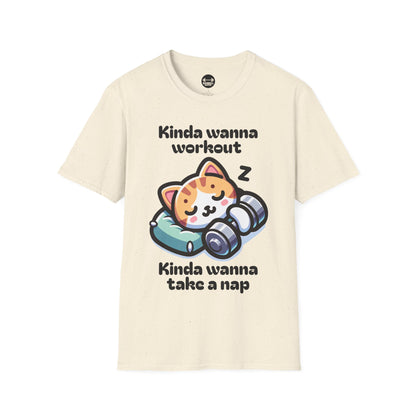 Kinda Wanna Workout Kinda Wanna Take A Nap T-Shirt