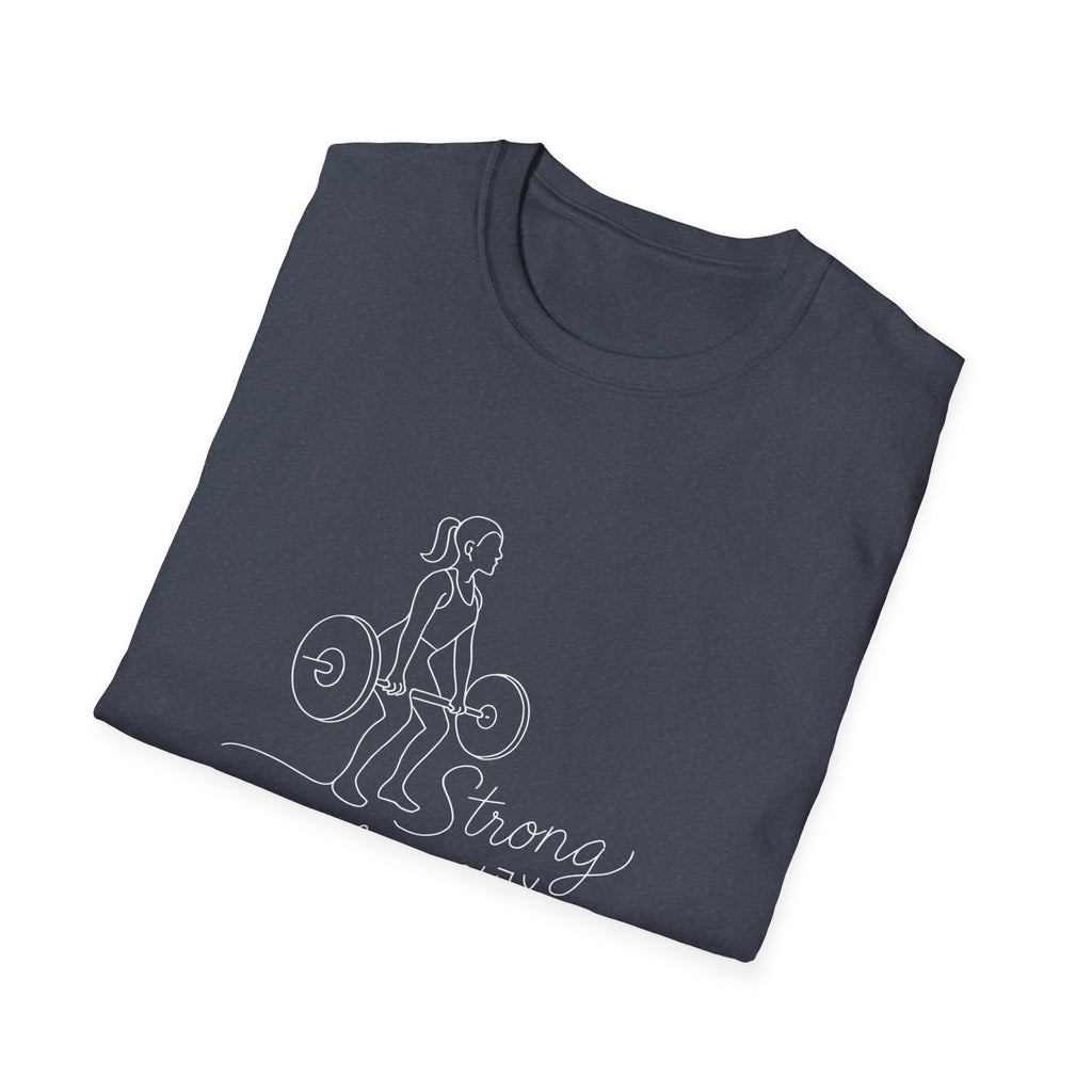 Girl lifting weights T-Shirt