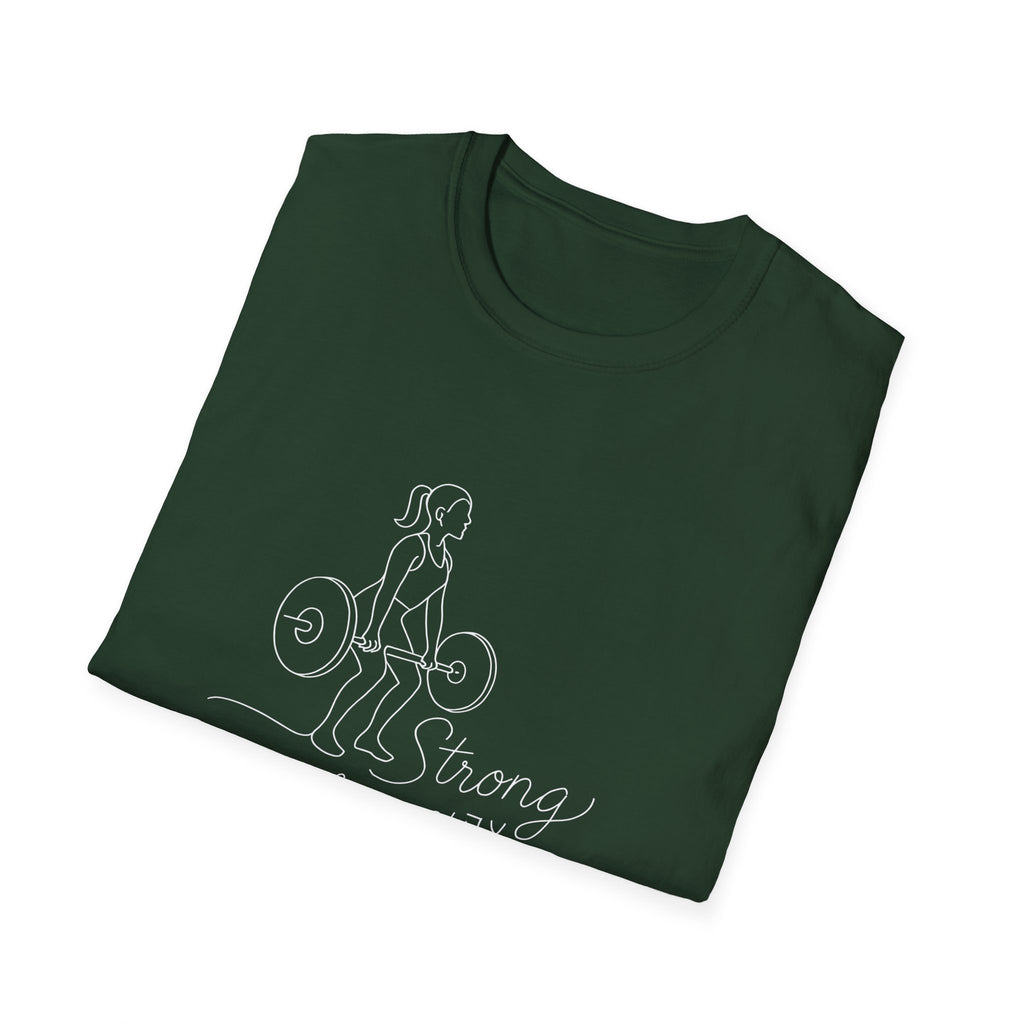 Girl lifting weights T-Shirt