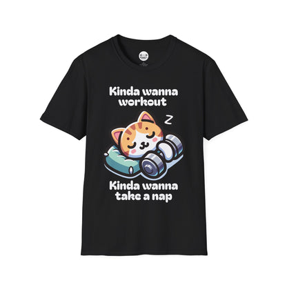 Kinda Wanna Workout Kinda Wanna Take A Nap T-Shirt