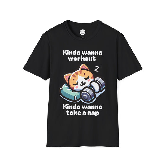 Kinda Wanna Workout Kinda Wanna Take A Nap T-Shirt