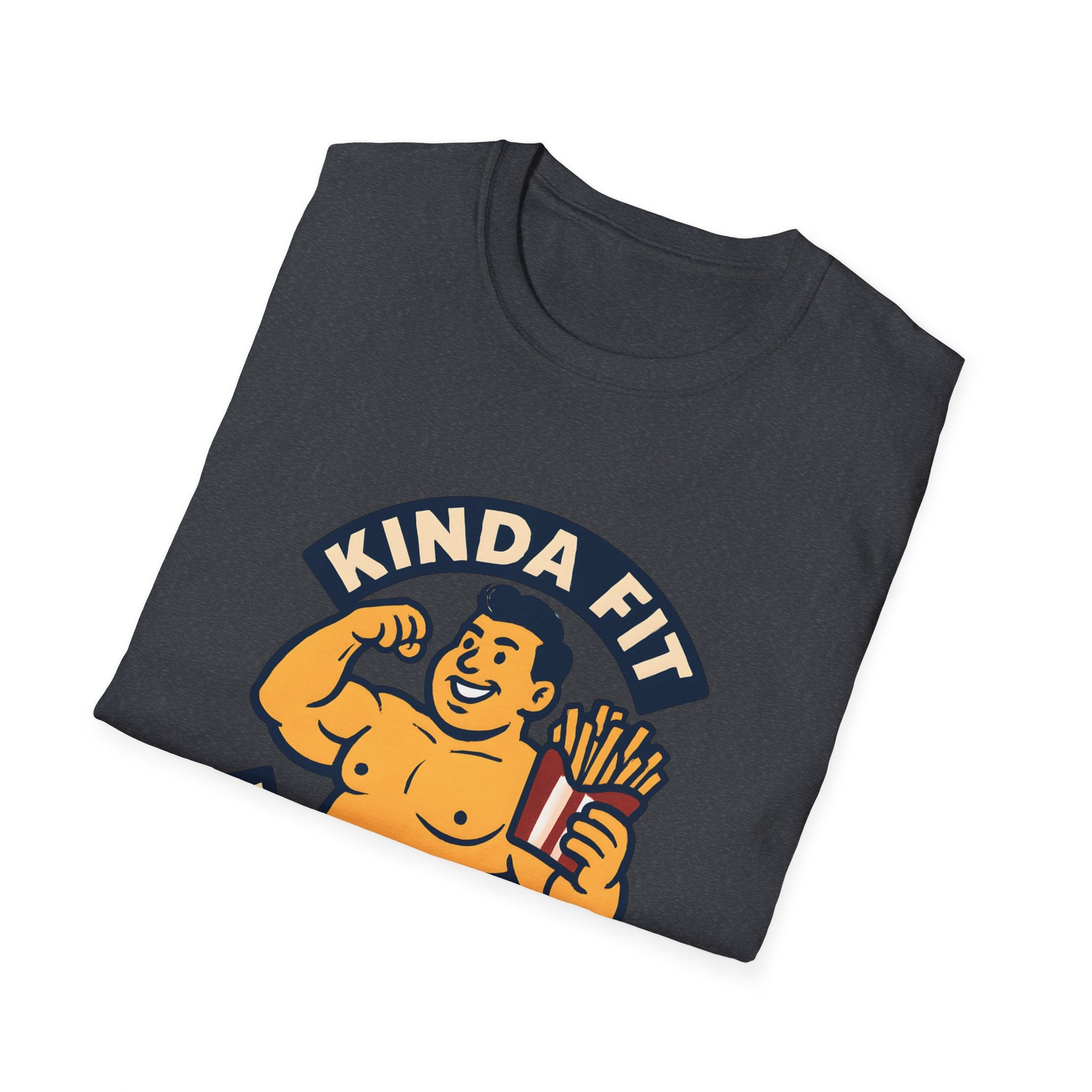 Muscular man with fries T-Shirt