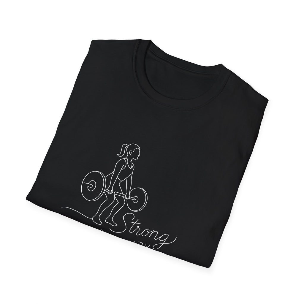 Girl lifting weights T-Shirt