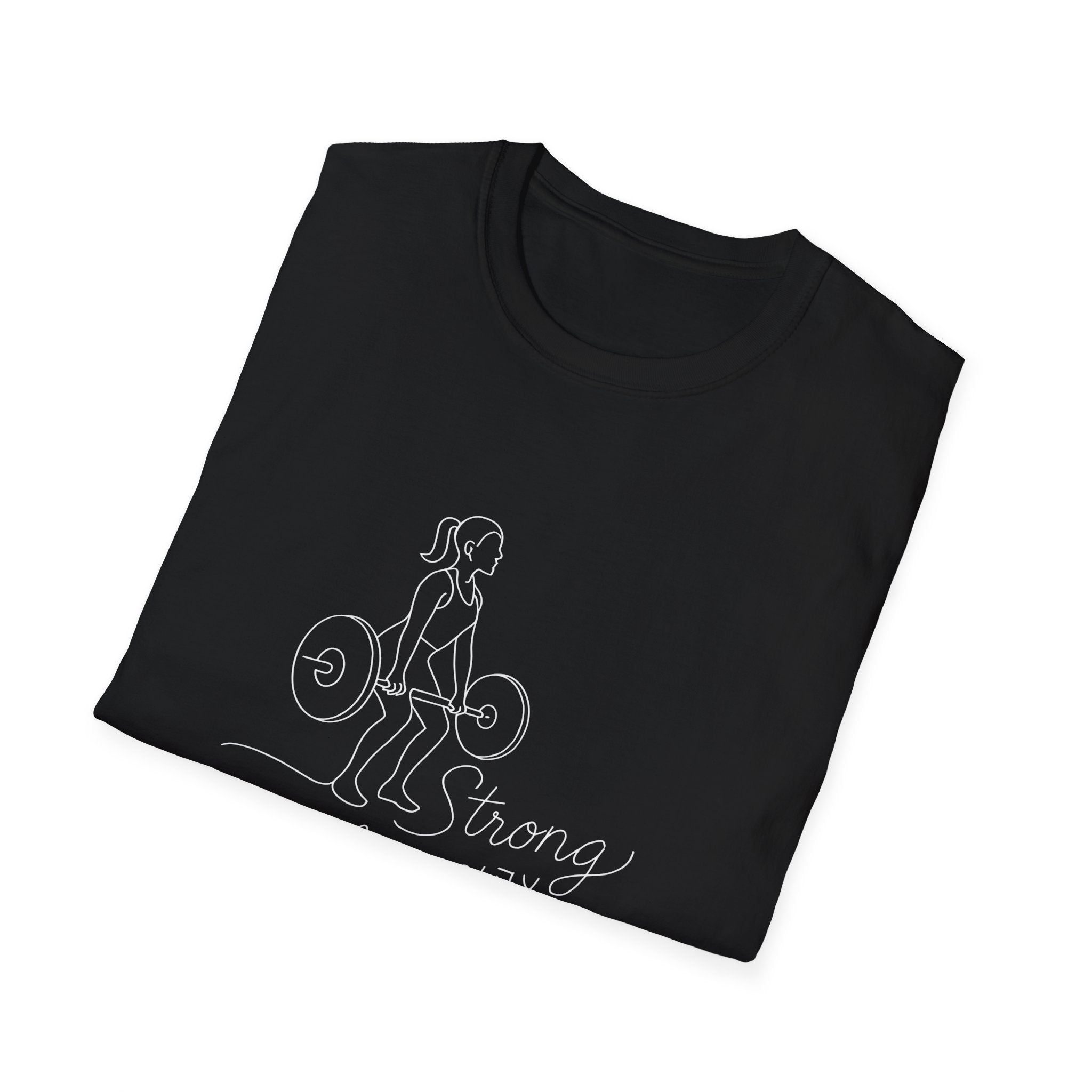 Girl lifting weights T-Shirt