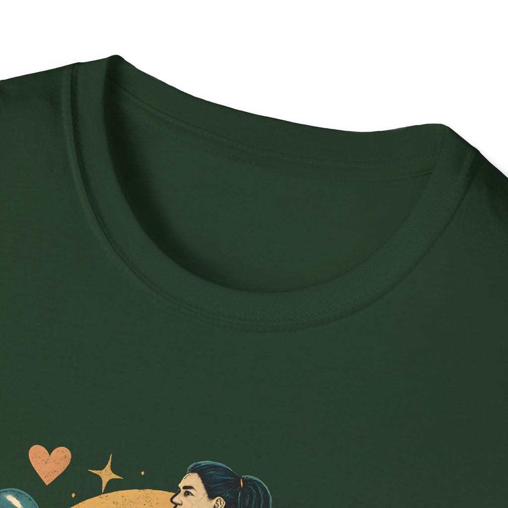 Kettlebell Workout Portrait T-Shirt