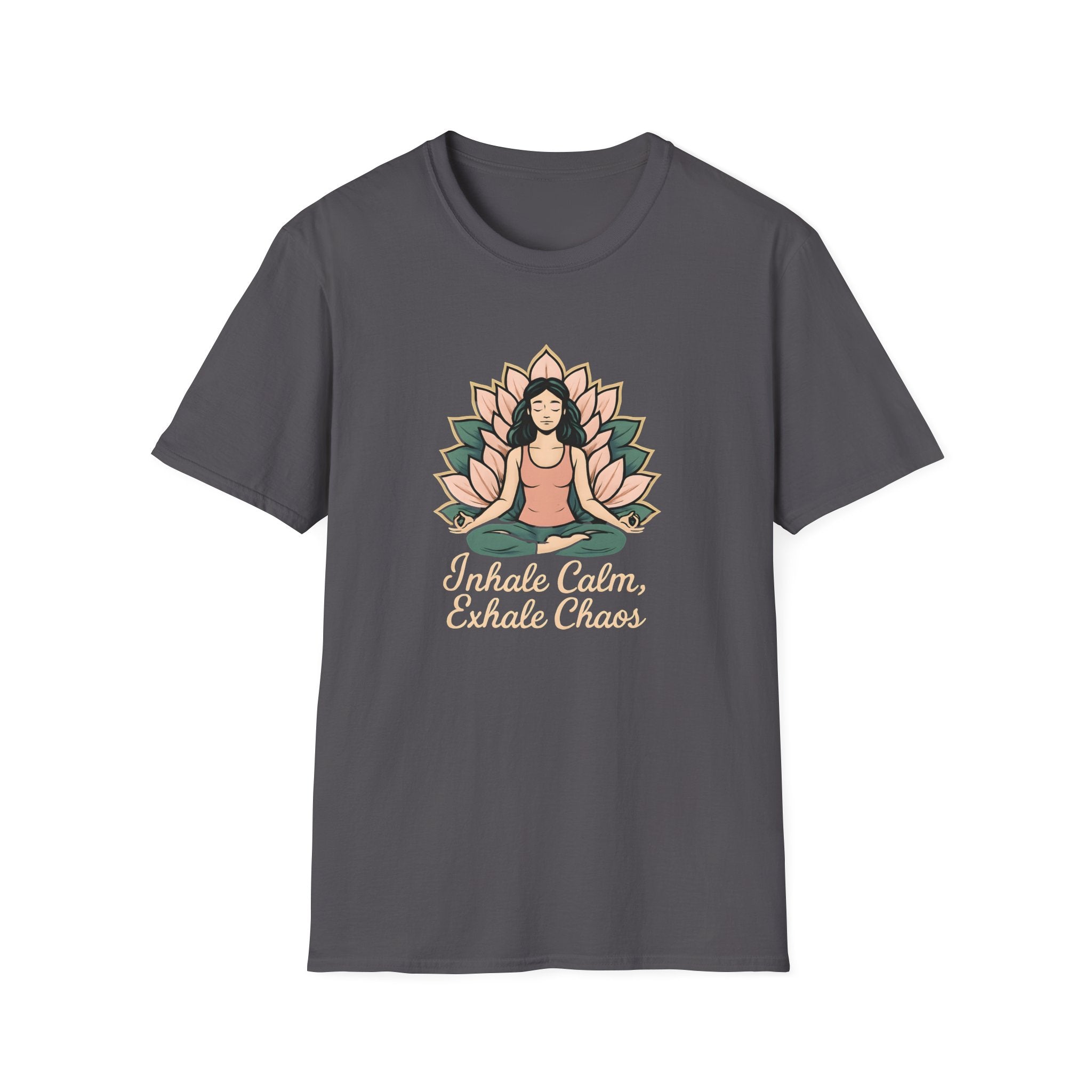 Meditating Woman with Lotus T-Shirt