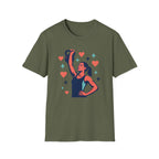 Strong Woman Lifting Kettlebell T-Shirt