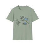 Glowing blue arcs T-Shirt
