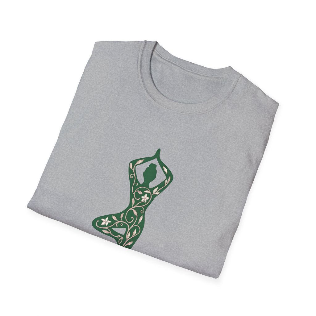 Floral yoga silhouette T-Shirt