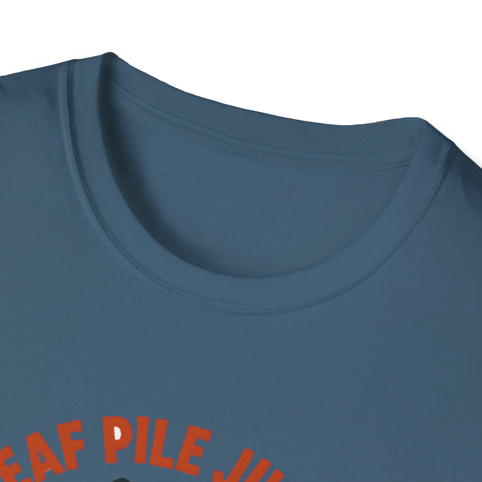 Leaf Pile Jump Fitness T-Shirt