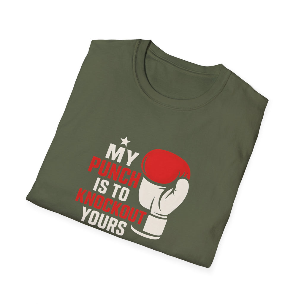 Knockout Punch Slogan T-Shirt