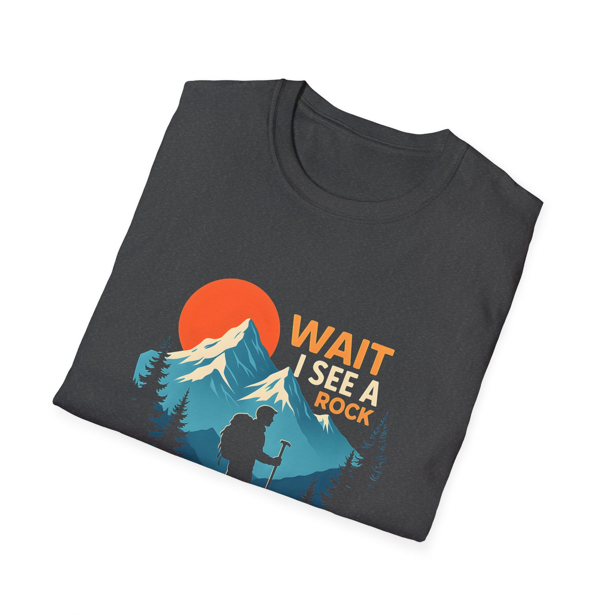 Hiker on Mountain Trail T-Shirt