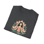 Meditating Woman with Lotus T-Shirt