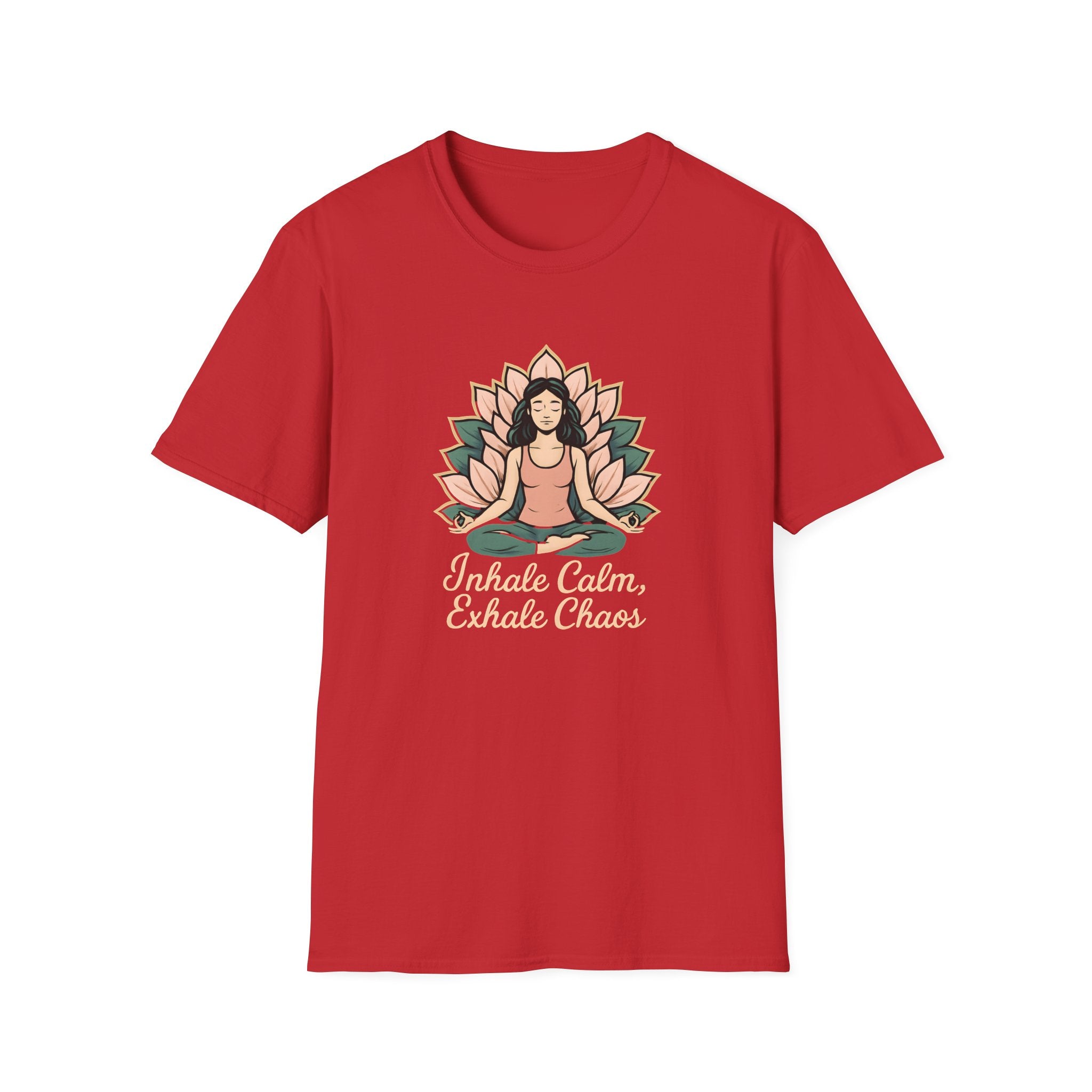 Meditating Woman with Lotus T-Shirt