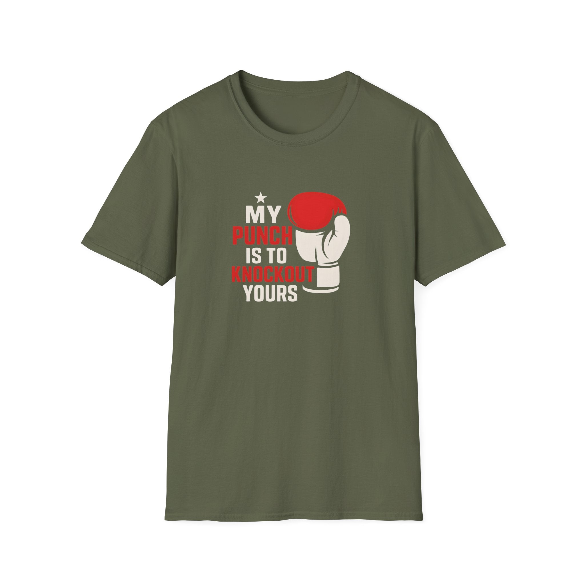 Knockout Punch Slogan T-Shirt