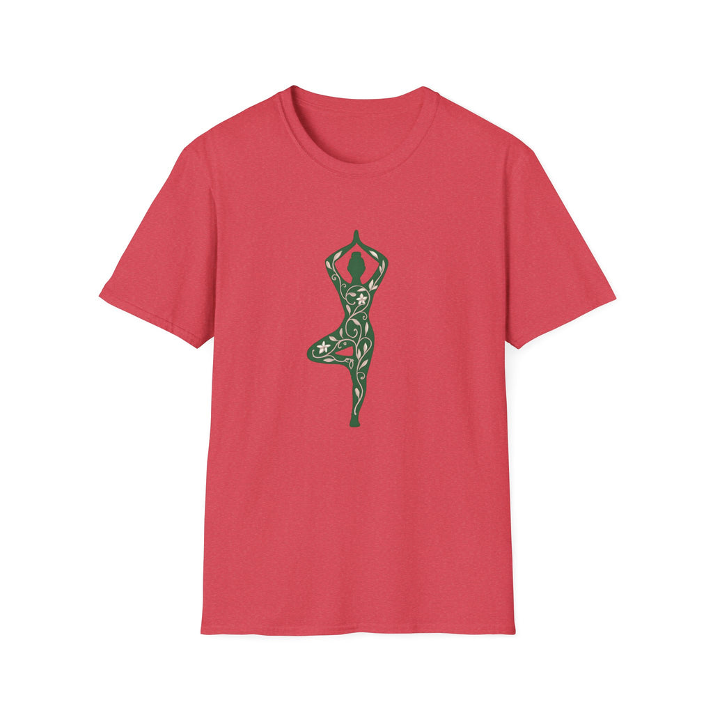 Floral yoga silhouette T-Shirt
