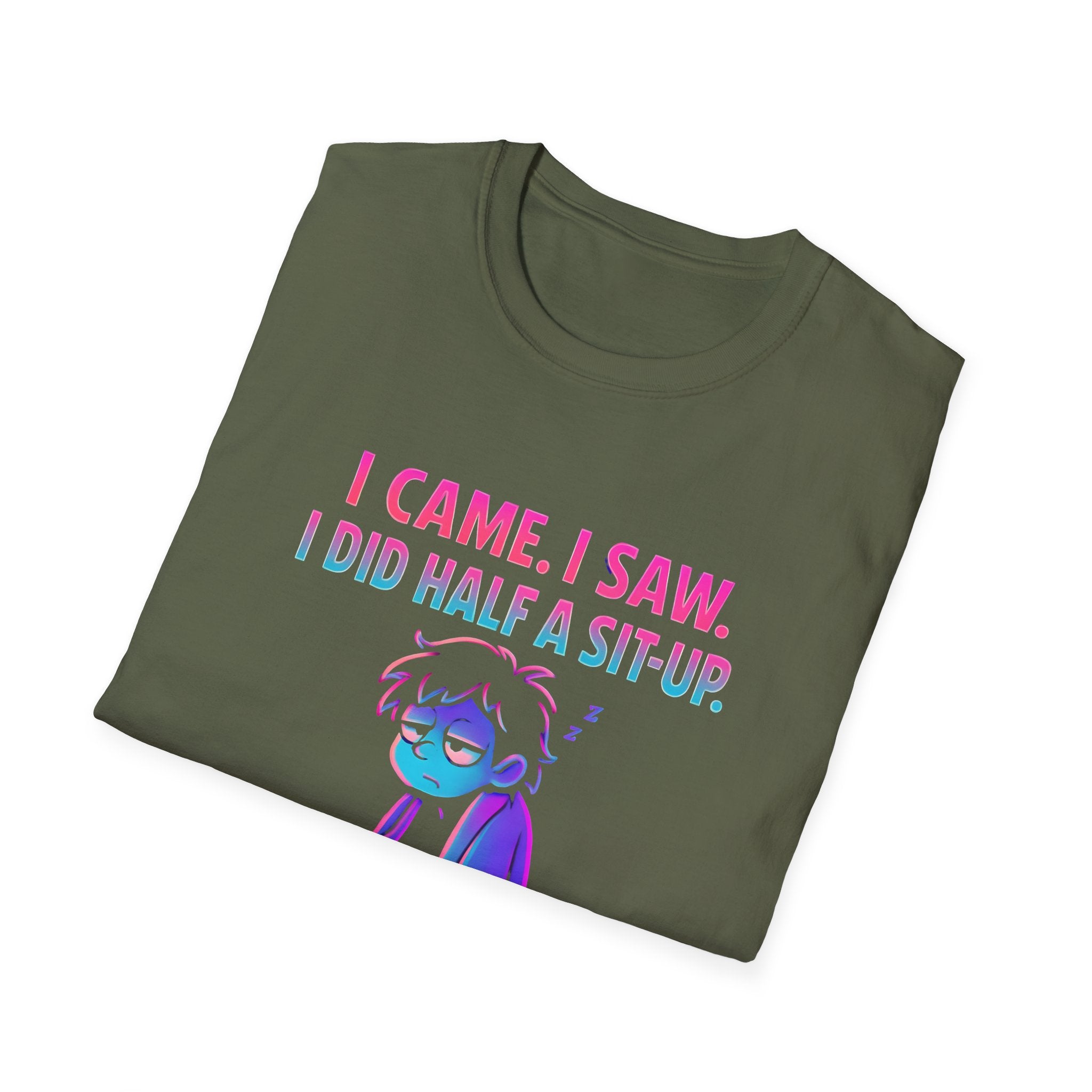 Exhausted Sit-Up Attempt T-Shirt